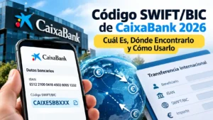 Código SWIFT/BIC de CaixaBank 2026 CAIXESBBXXX para transferencias internacionales